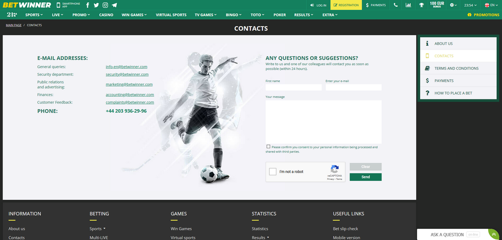 BetWinner Sports Betting and Online Casino in Pakistan