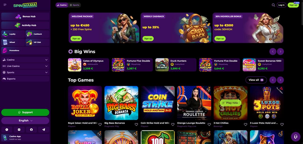Odkryj Świat Spinmama Twoje Nowe Ulubione Casino Online